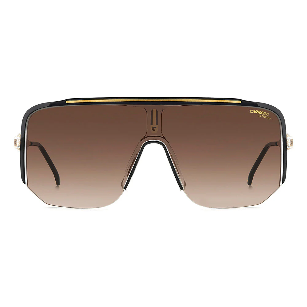 1060 Half-Rim Frame Single Shield Sunglasses - Image 5