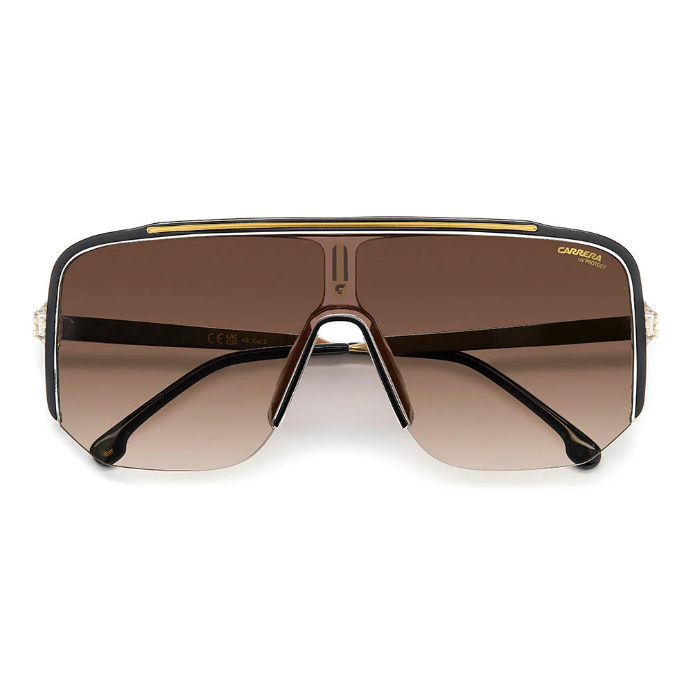 1060 Half-Rim Frame Single Shield Sunglasses - Image 7
