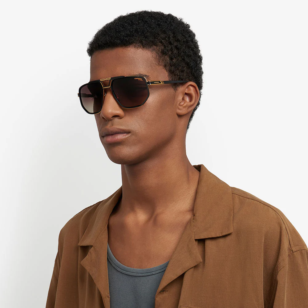 1072 Double-Bridge Stainless Steel Sunglasses - Image 10