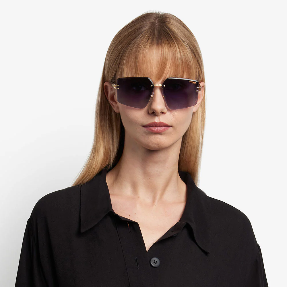 1074 Rimless Geometric Sunglasses - Image 2