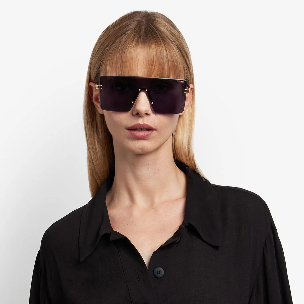 1075 Rimless Square Shield Women's Sunglasses - Image 6