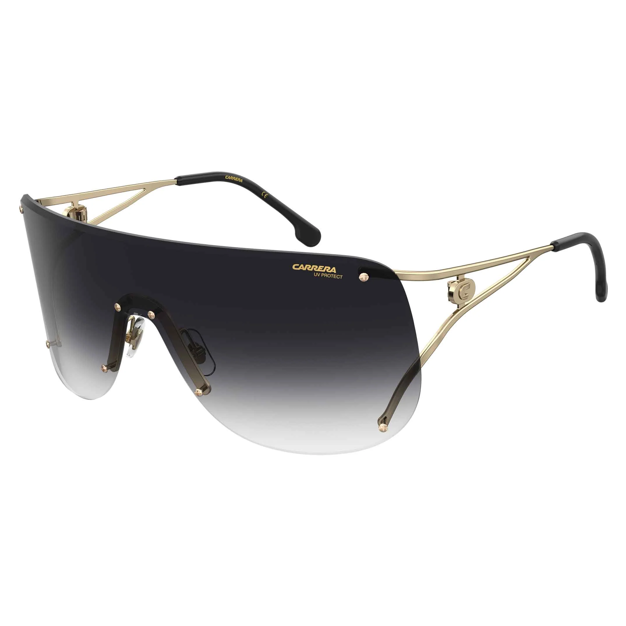 3006 Women's Rimless Shield Sunglasses - Image 4