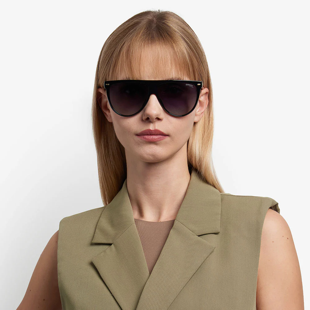3055 Women's Gradient Sunglasses with Contrast Insert - Image 8