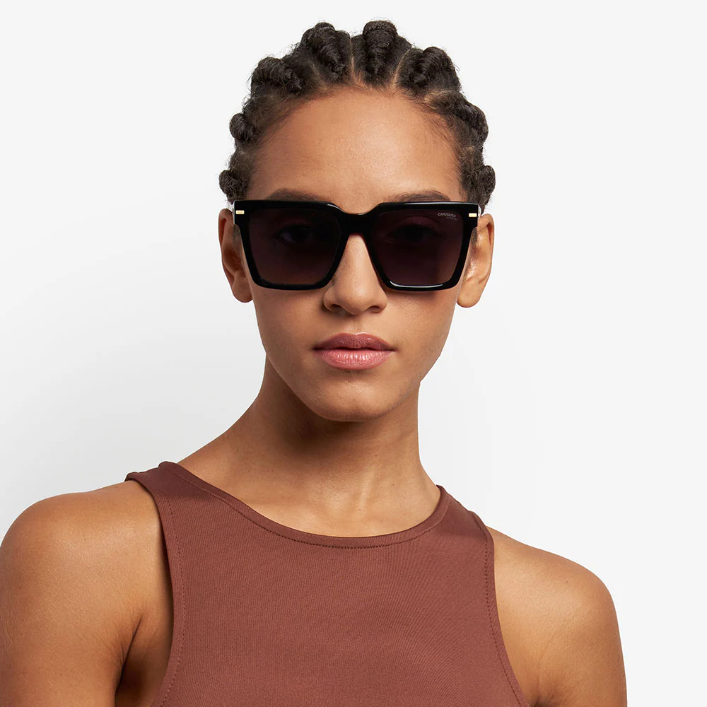 3067 Women's Square Sunglasses with Rivet Details - Image 8