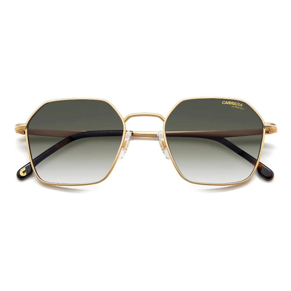 334 Metal Front Frame Hexagon Sunglasses - Image 3
