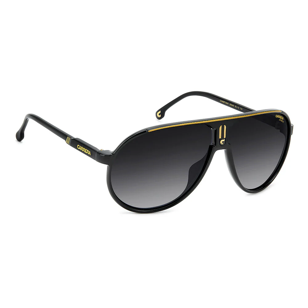 Champion Full Rim Italian Pilot Sunglasses - Image 6