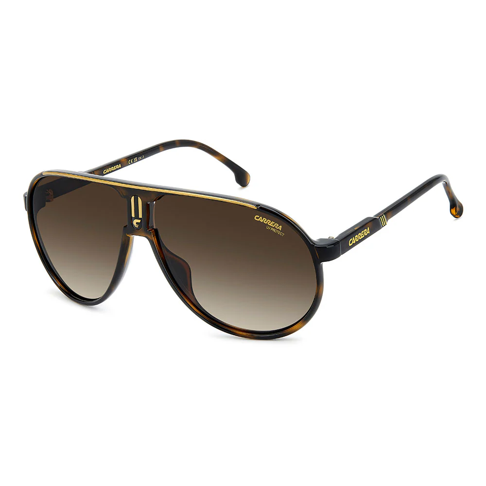 Champion Full Rim Italian Pilot Sunglasses - Image 8