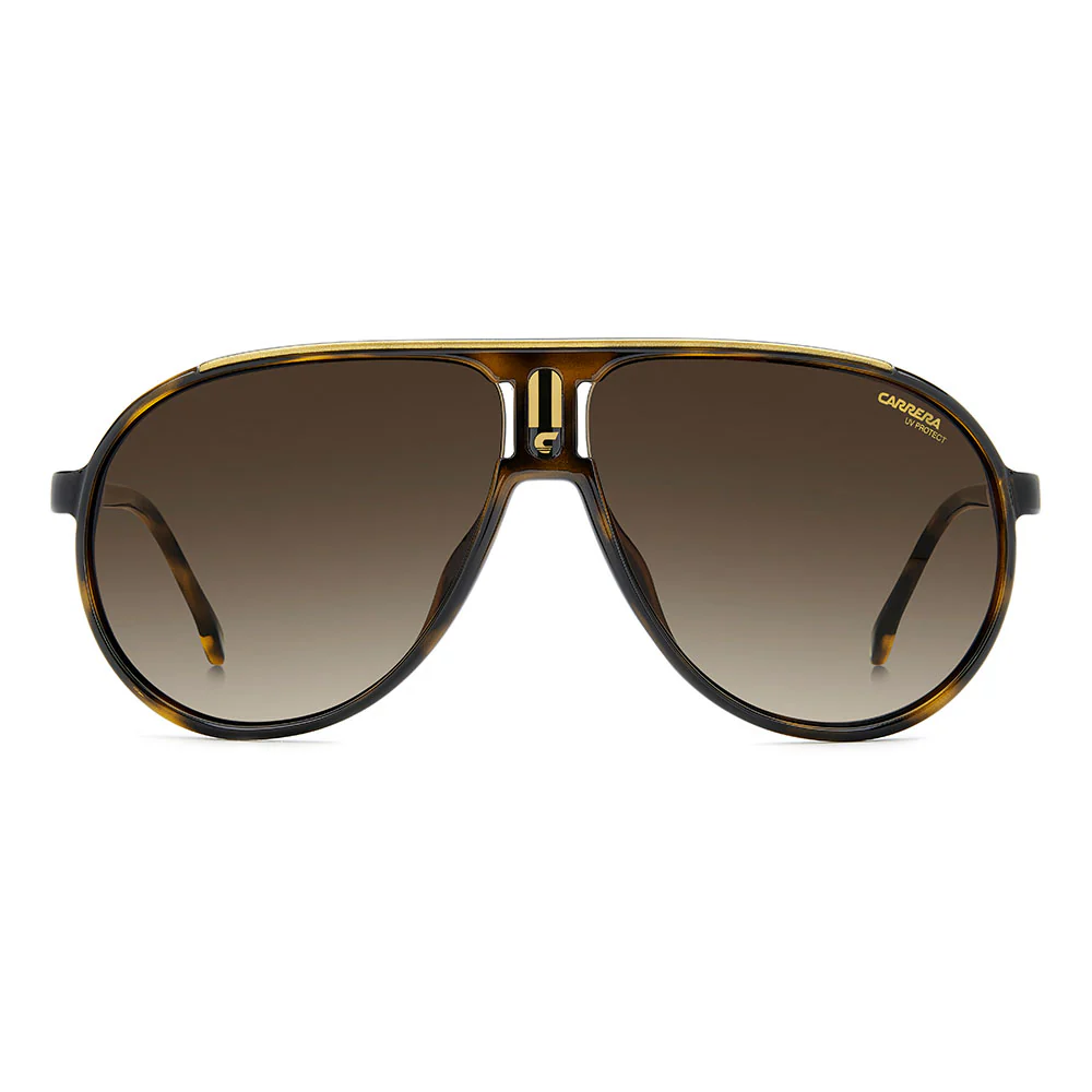 Champion Full Rim Italian Pilot Sunglasses - Image 9